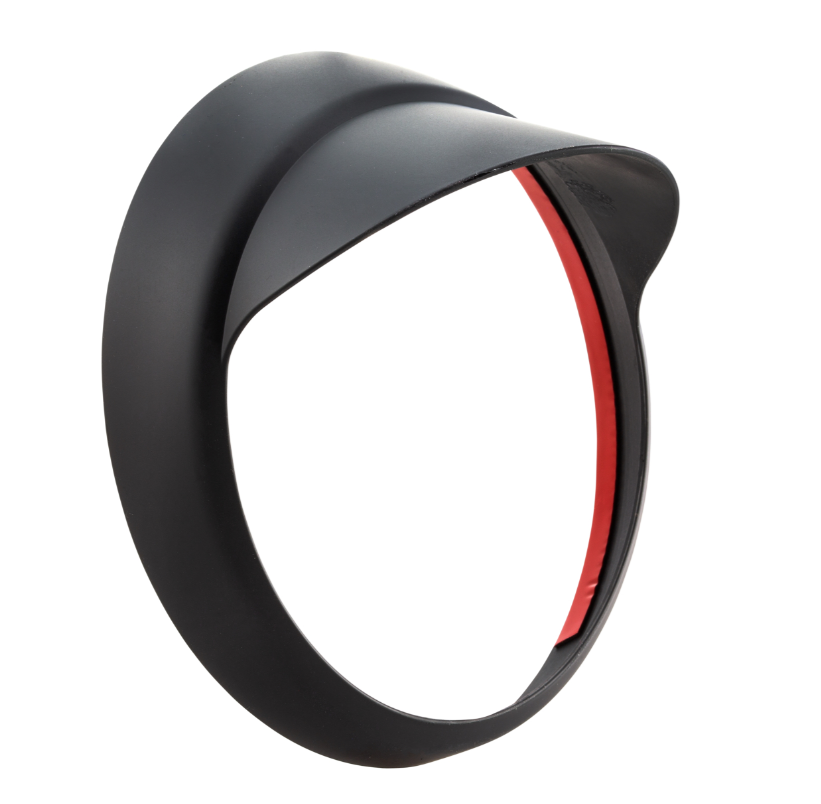 Anello lampada con paralume per Vespa LX 50-150ccm, nero opaco