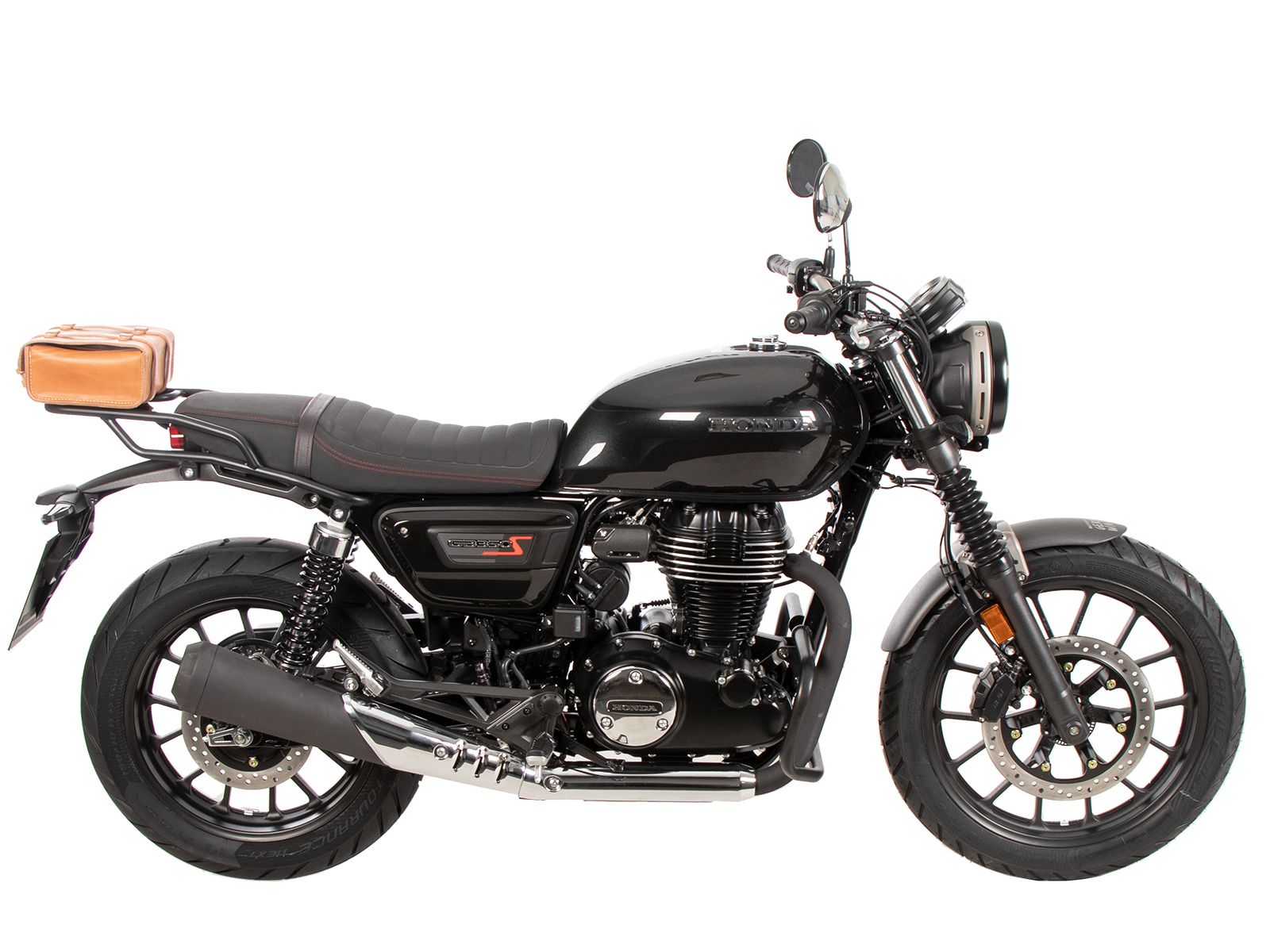 Portapacchi tubolare nero per Honda GB 350 S (25-) Hepco & Becker