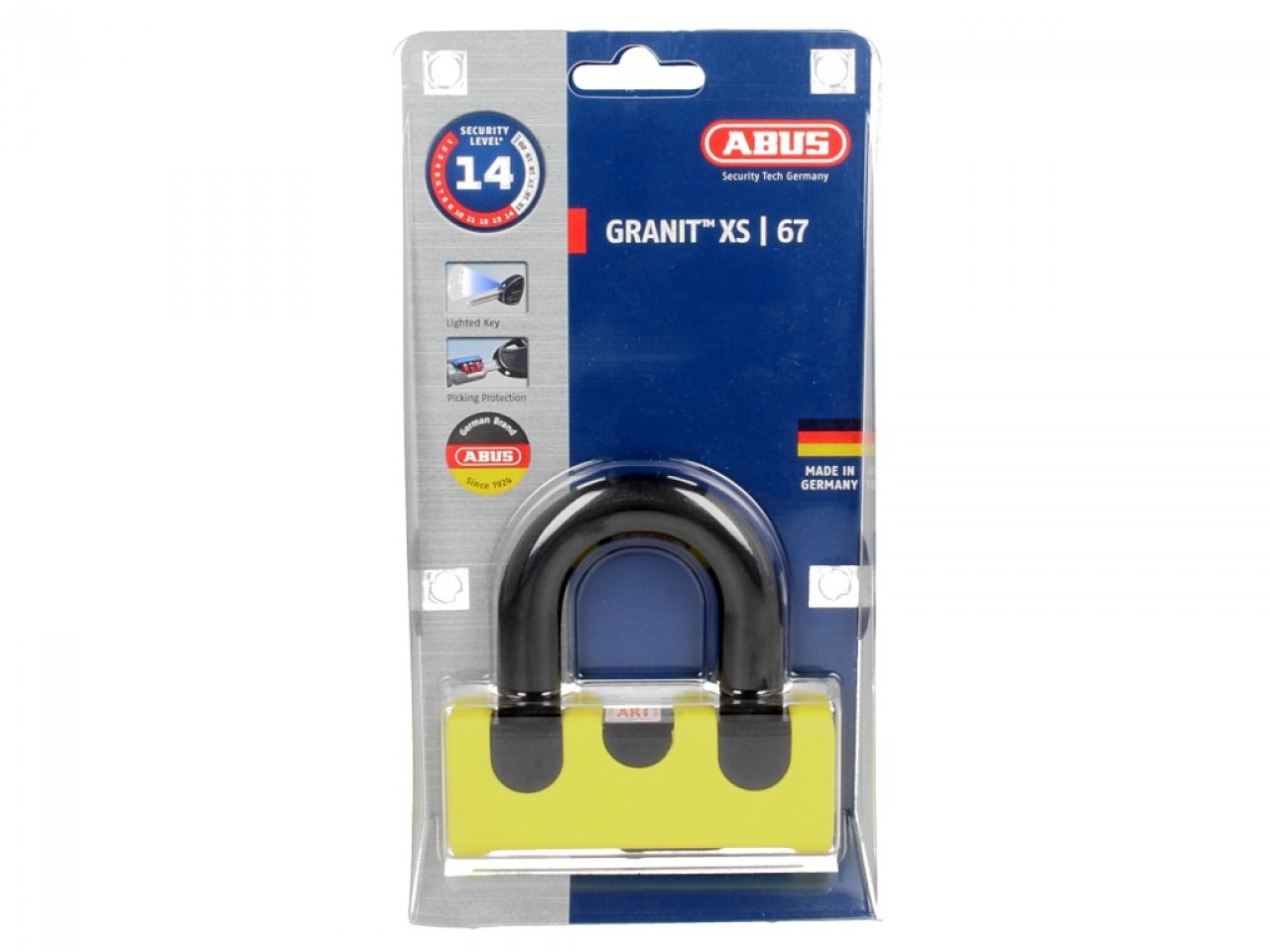 ABUS U-lock Granit Power XS 67 per moto, scooter e Vespa