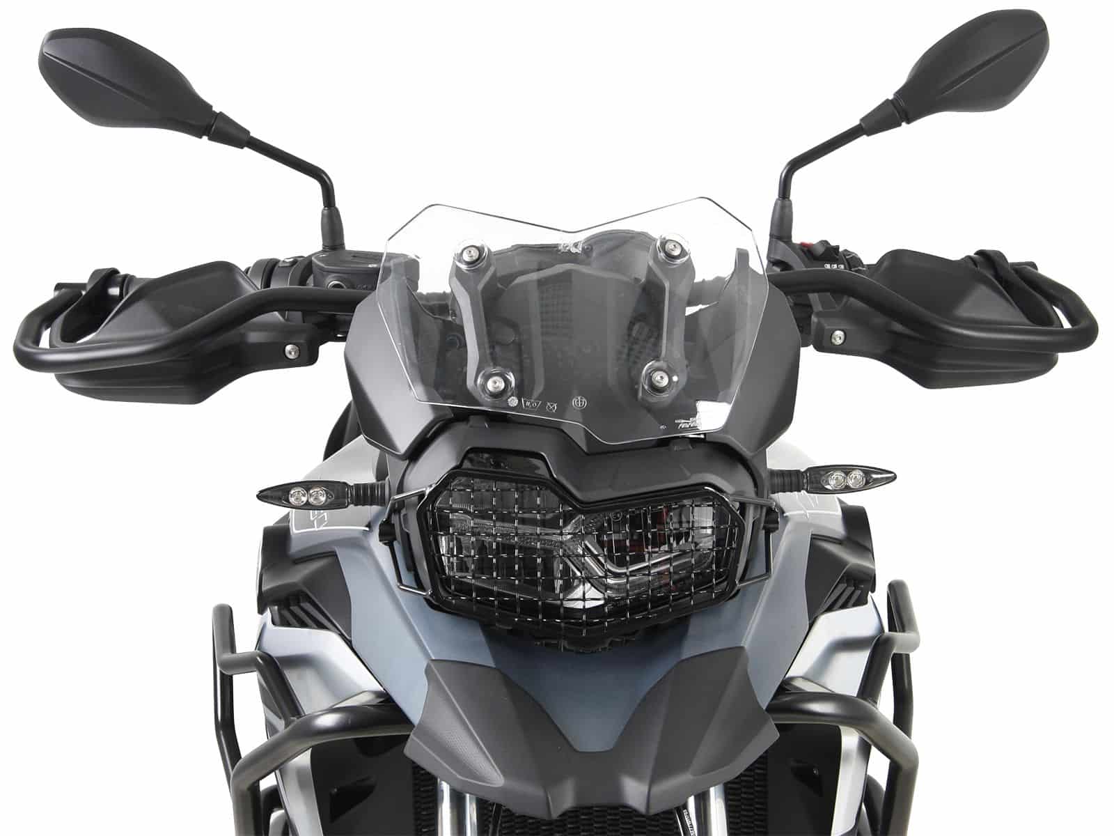 Barra di protezione anteriore nera per BMW F 750 GS Hepco & Becker