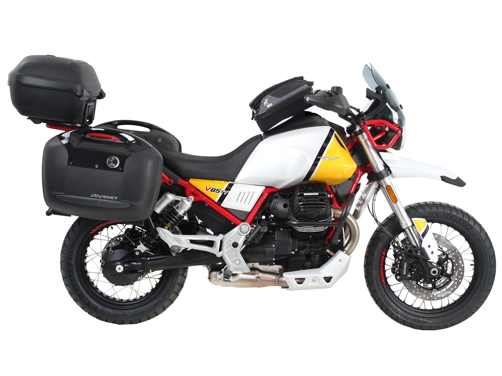 Alurack Topcaseträger nero per V85 TT (Bj.19-) Hepco & Becker