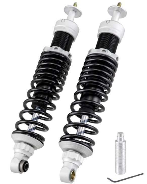 Ammortizzatore posteriore per Vespa GTS/GTS Super/GTV/GT 60/GT/GT L 125-300ccm, argento opaco