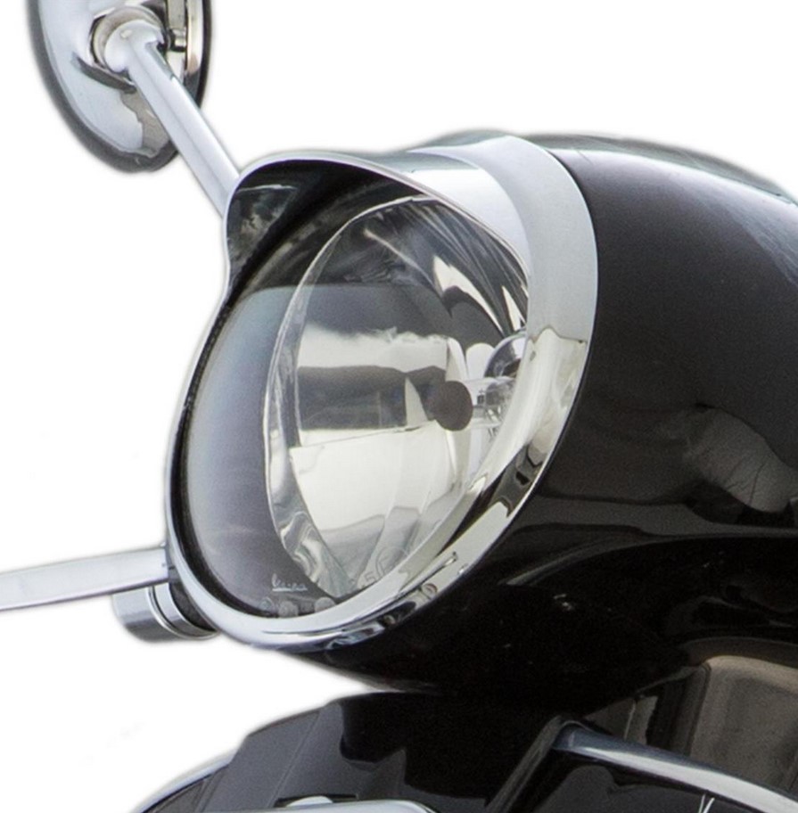 Anello lampada per Vespa GTS/GTS Super/GT/GT L 125-300cc, cromo