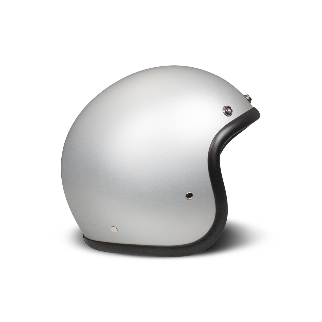 DMD jet helmet Retro, alluminio, opaco, alluminio, fibra di vetro, ECE 22.06