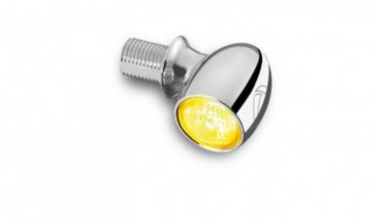 Indicatore Kellermann, Atto, alluminio, LED, V/H, L/R 12 V, cromato lucido, M5x0,5x6,5