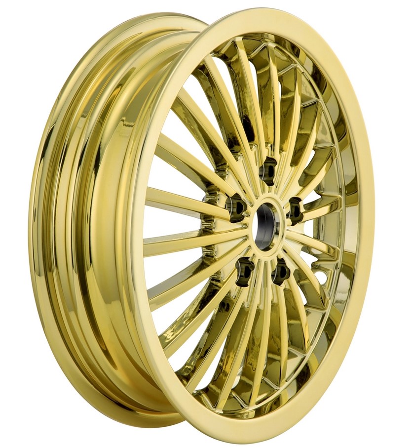 Cerchio anteriore/posteriore per Vespa GTS/GTS Super/GTV/GT 60/GT/GT L 125-300cc, oro
