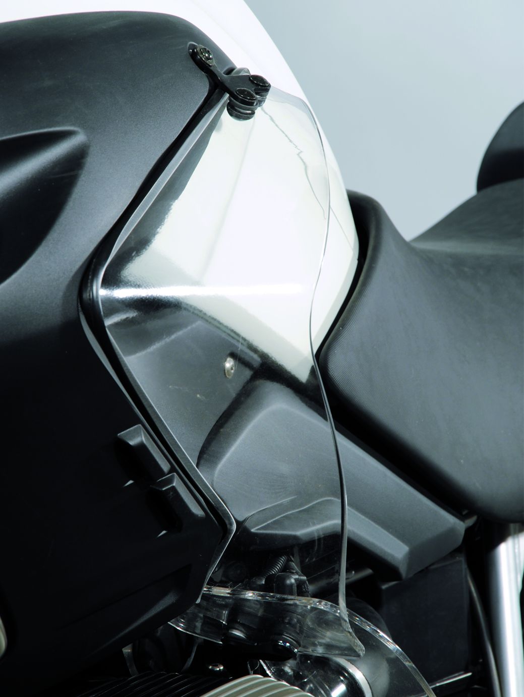 Paragambe per BMW R 1200 GS Standard (08-12), coppia, fumè chiaro
