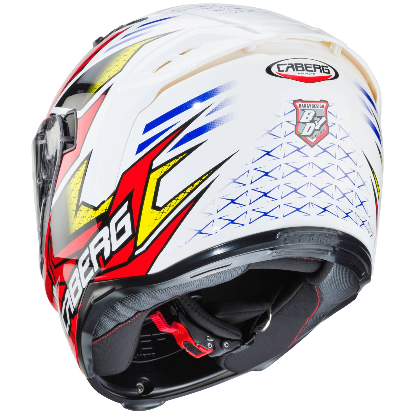 Caberg Casco Avalon Giga, bianco/rosso-giallo