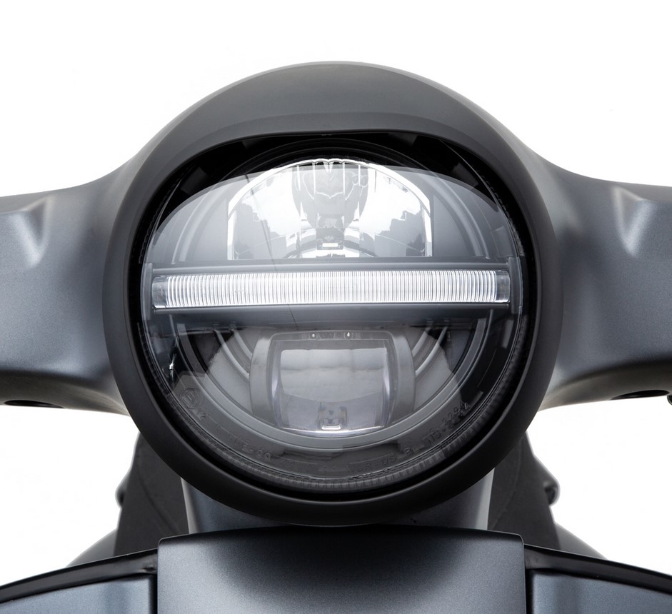 Anello lampada per Vespa GTS/GTS Super/GT/GT L 125-300cc, nero opaco