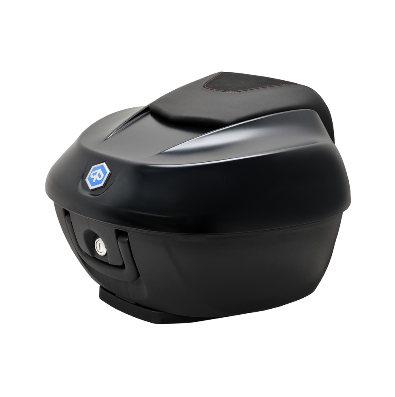 Kit bauletto 36L. nero opaco metallizzato N12 Originale Piaggio per Beverly HPE (incl. piastra di montaggio)