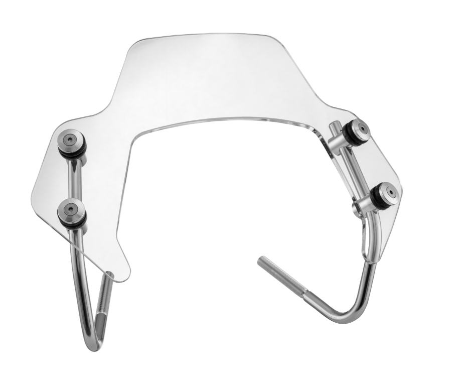 Zanzariera per Vespa Sprint 50-150cc 2T/4T, supporti argento, trasparente