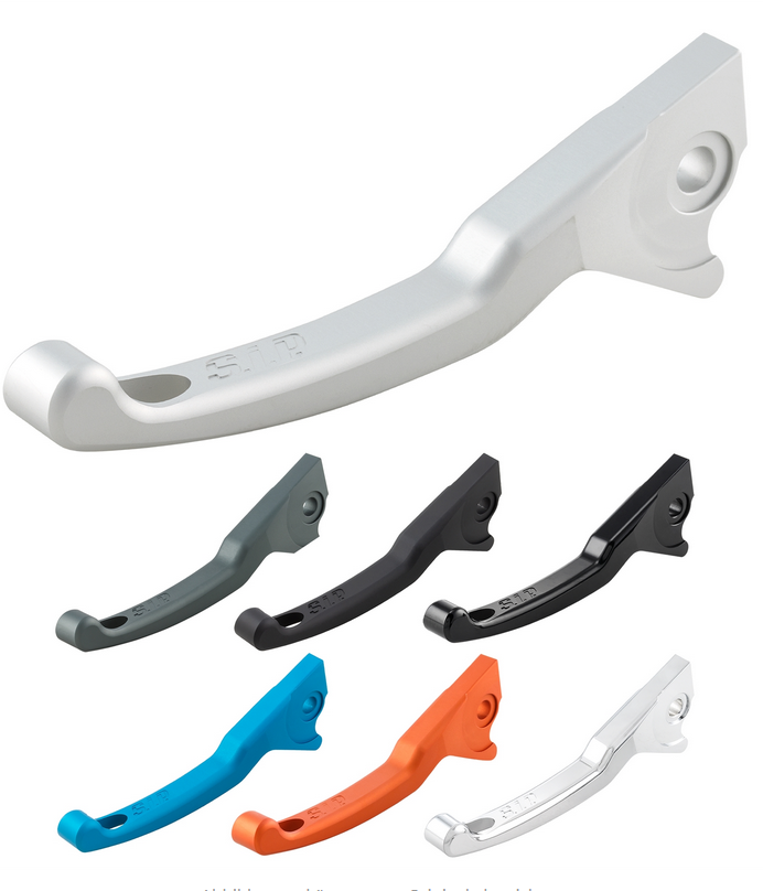 Set di leve sportive per Vespa LX /LXV /S /Primavera /Sprint 50-150ccm, cromo