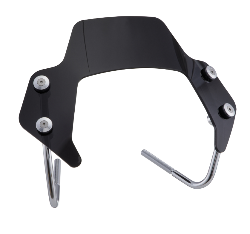Zanzariera per Vespa Sprint 50-150cc 2T/4T, supporti argento, nero oscurato