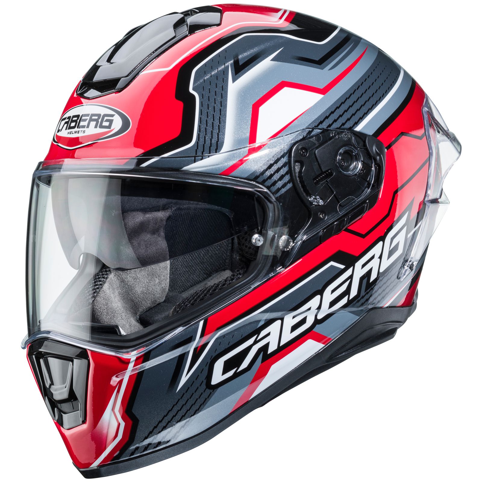 Caberg Casco Drift Evo LB29, nero/rosso antracite