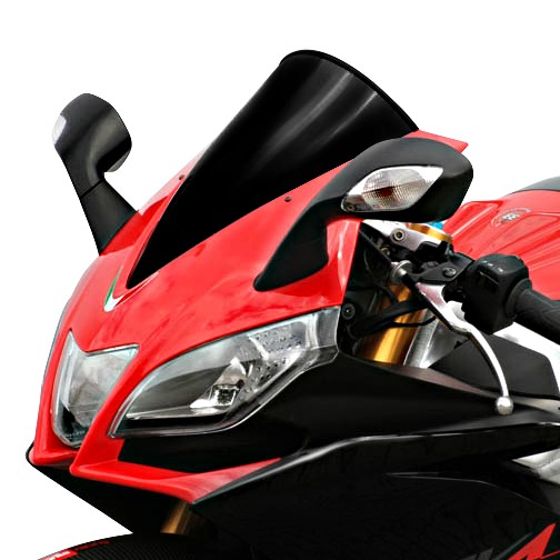 MRA Parabrezza originale stampato "O" nero APRILIA RSV 4 -125 RK