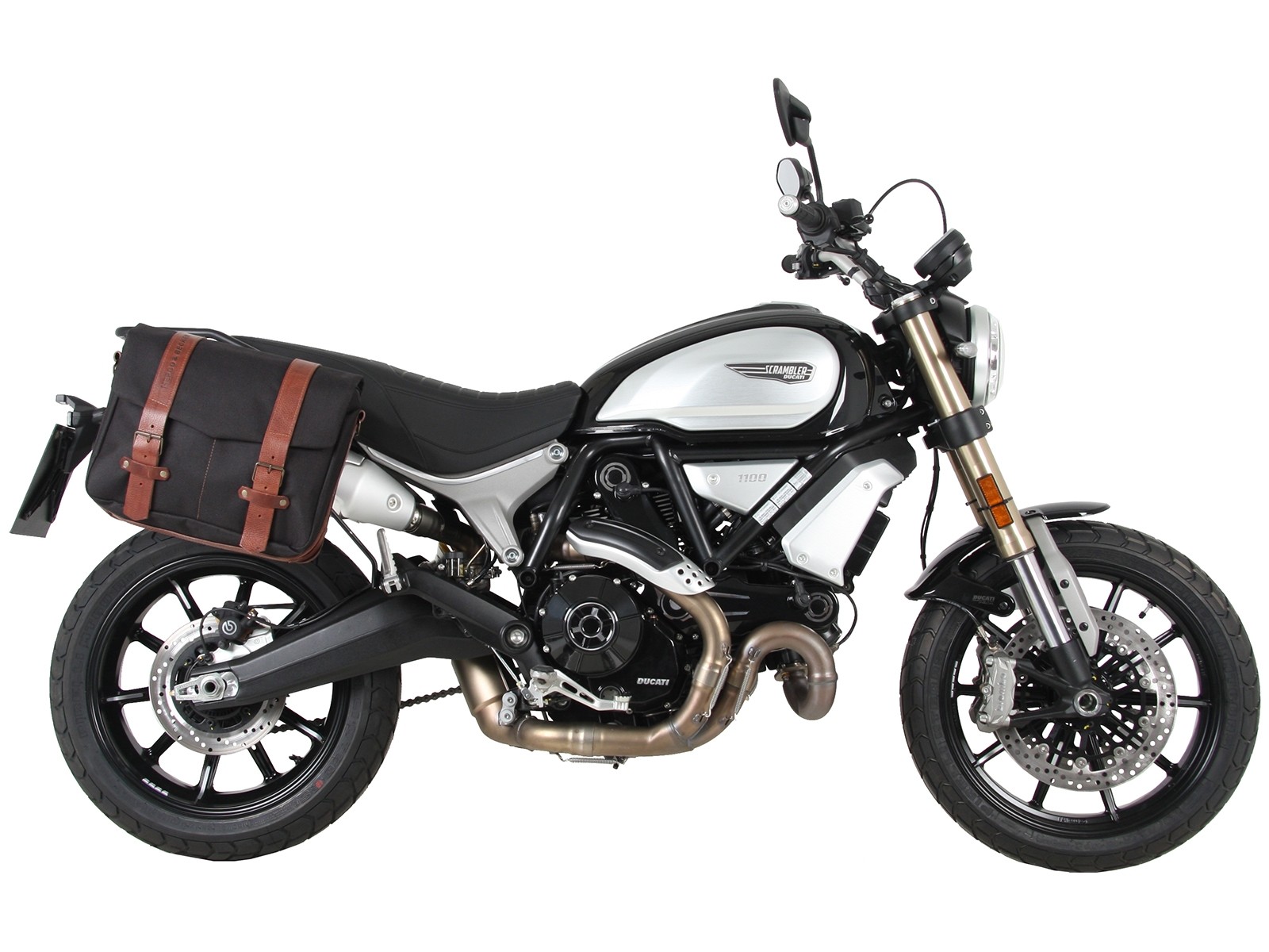 Set di borse da corriere LEGACY M/M nero per portapacchi C-Bow Hepco & Becker