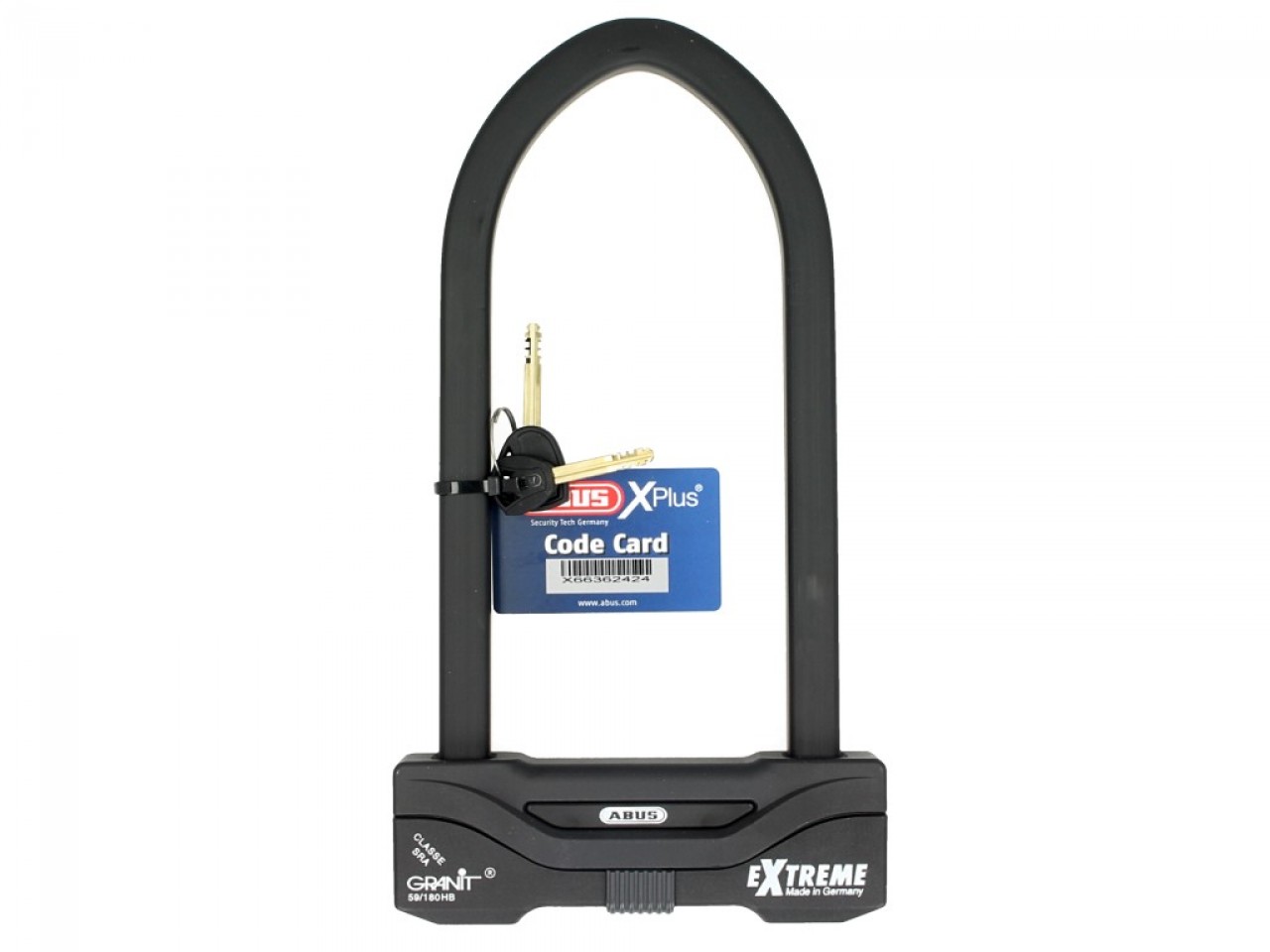ABUS U-lock 260x111 Granit Extreme Plus 59 per moto, scooter e Vespa