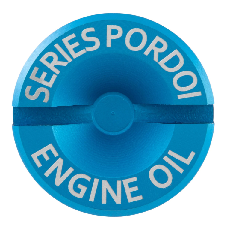Tappo olio motore per Vespa GTS/GTS Super/GTV 300cc HPE, blu opaco