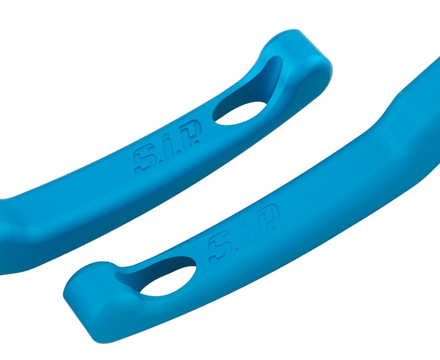 Set di leve sportive freno Shorty per Vespa, destra e sinistra, blu opaco