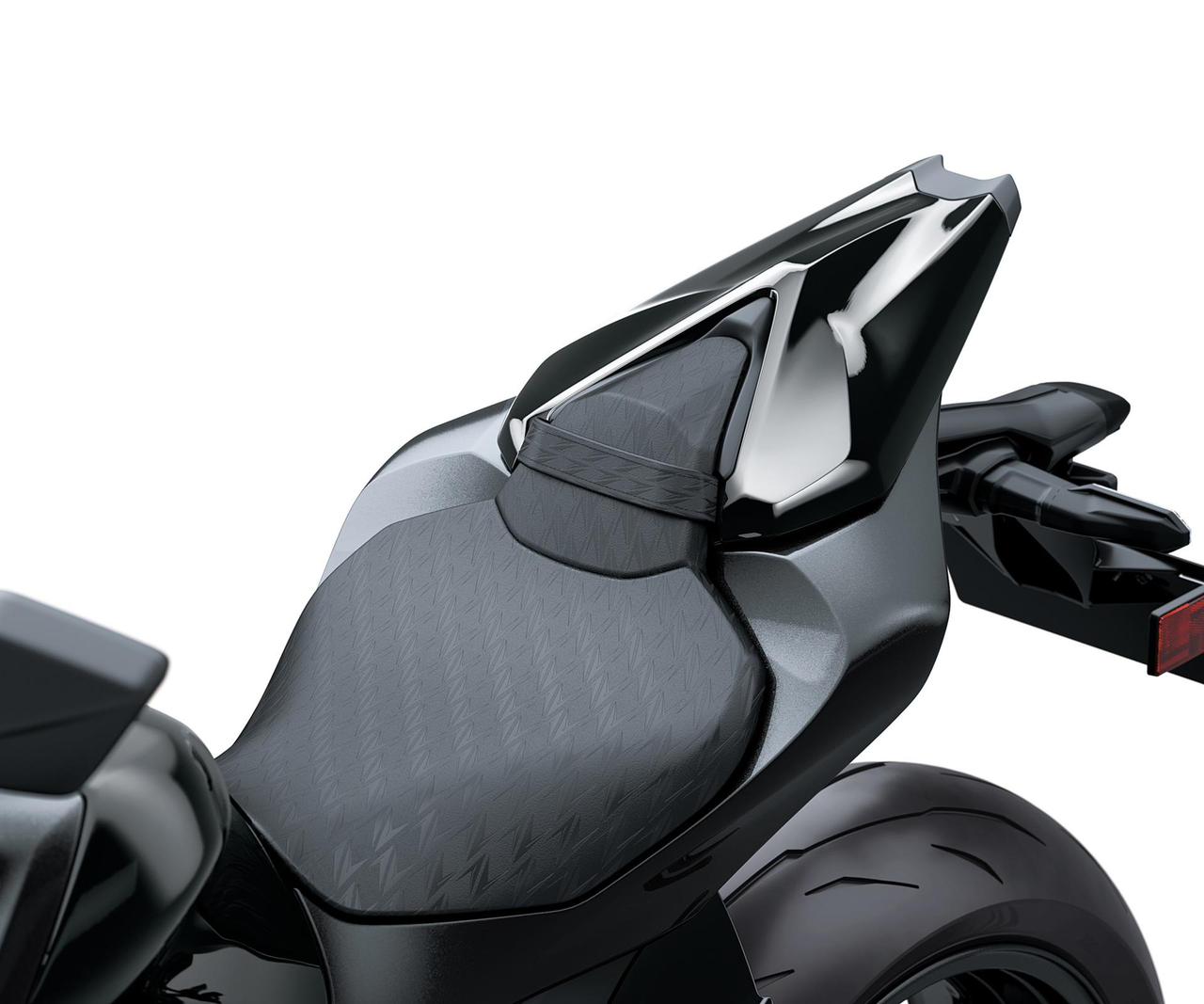 Coprisella passeggero Ebony (H8) per Z 1100 /SE (26-) Originale Kawasaki