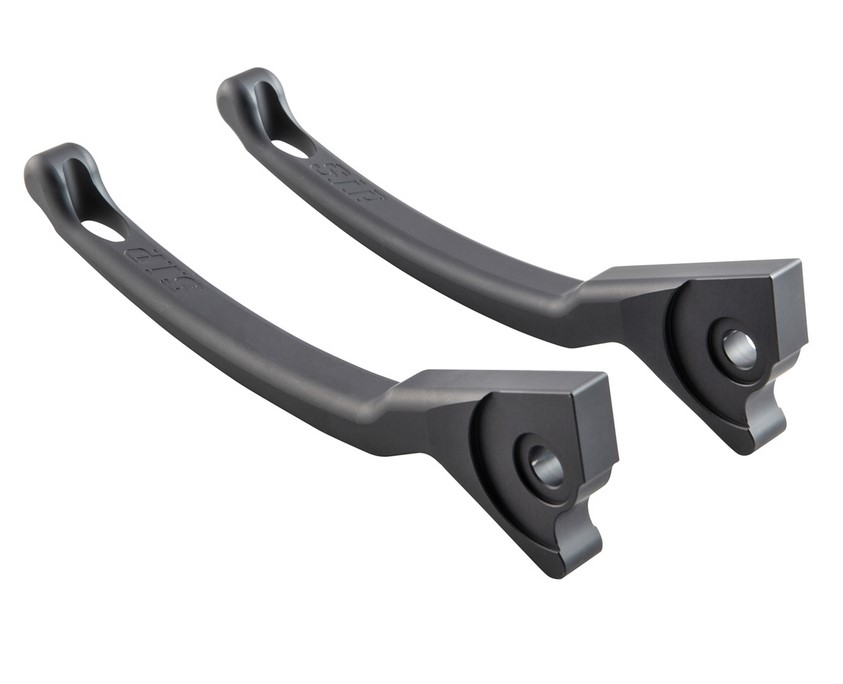 Set di leve freno sportive per Vespa, destra e sinistra, grigio opaco