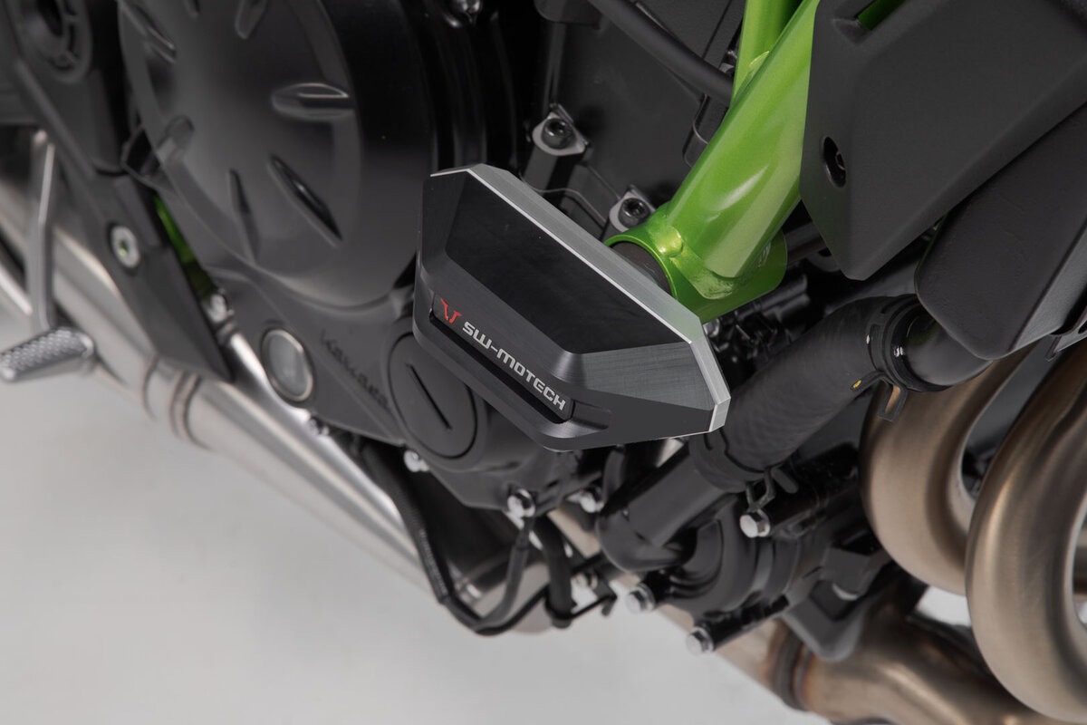 Kit crash pad SW-Motech nero per Kawasaki Z 650 /RS /S