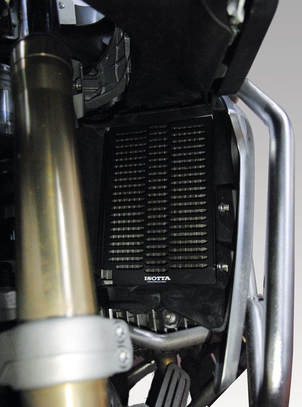 Griglia del radiatore per BMW R 1200 GS LC /Adventure LC, alluminio, nero
