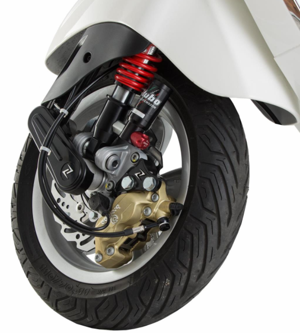 Adattatore per pinza freno BREMBO anteriore per Vespa Primavera/​Sprint 50-150ccm, nero