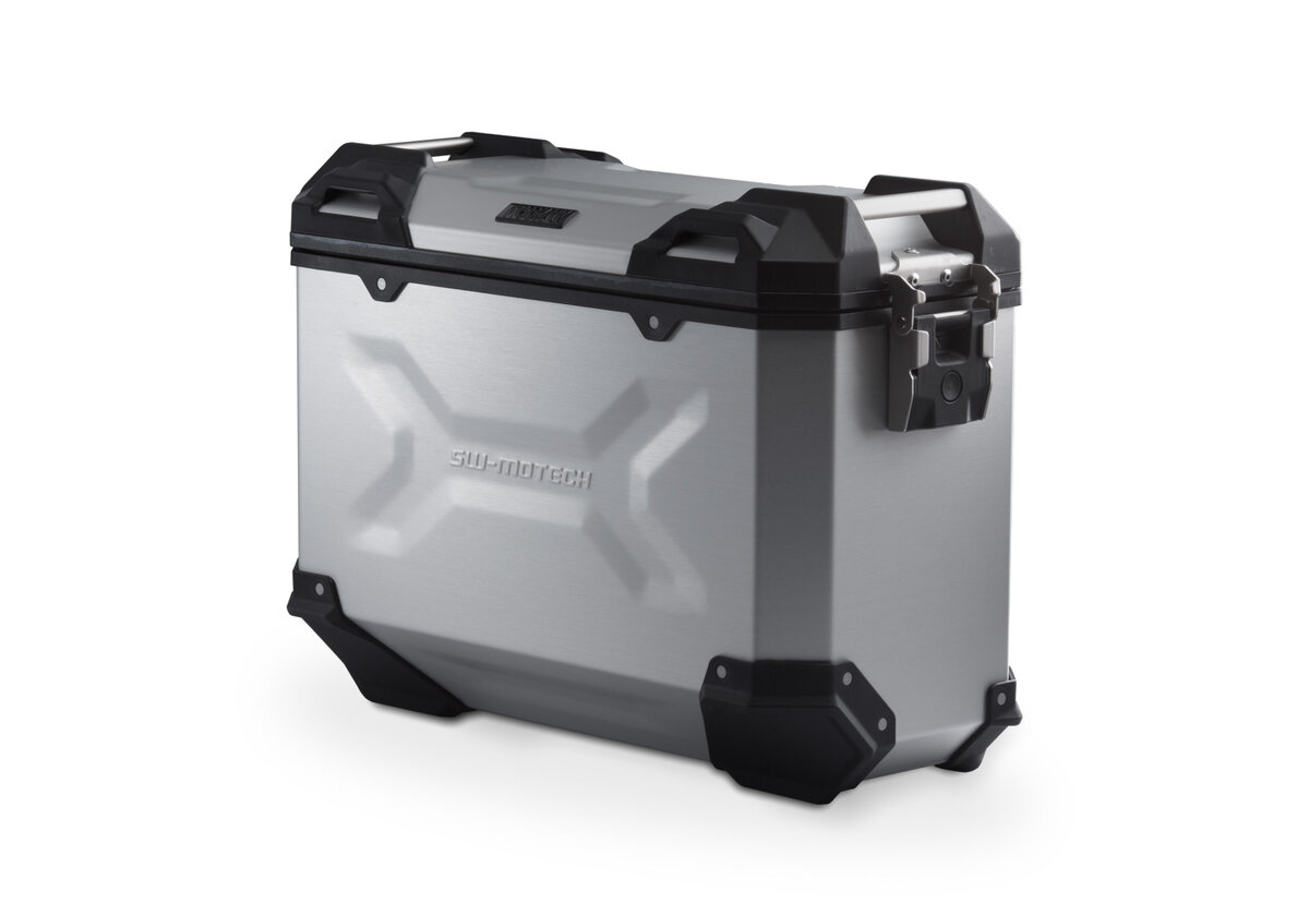 SW-Motech TRAX ADV M valigia in alluminio 37L argento destra
