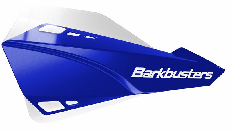 Barkbusters Sabre set di paramani con attacco universale blu/bianco