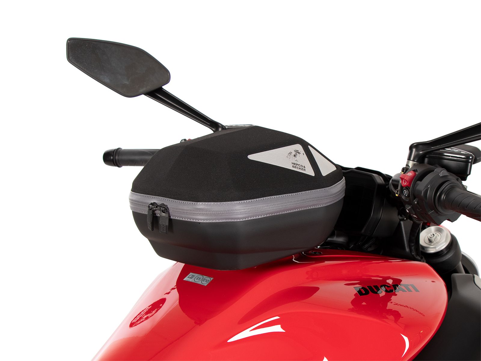 Anello serbatoio di base con blocco borsa serbatoio per Ducati Diavel V4 (23-) Hepco & Becker