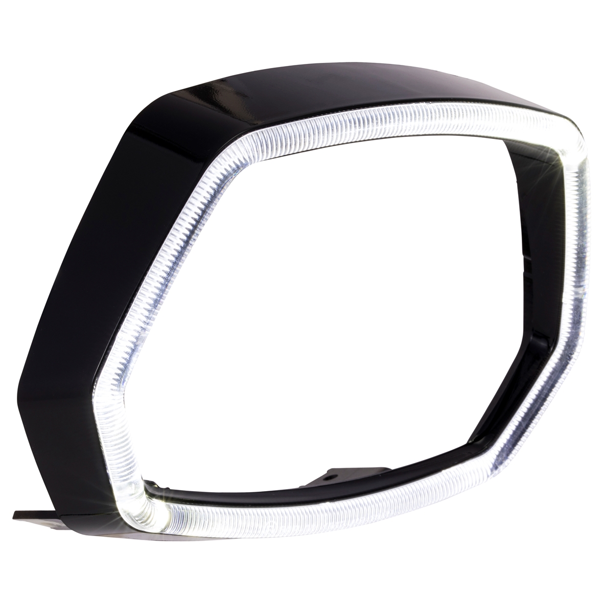 Anello lampada nero lucido Anello luce LED per Vespa Sprint 125/150cc 4T ('13-'18)