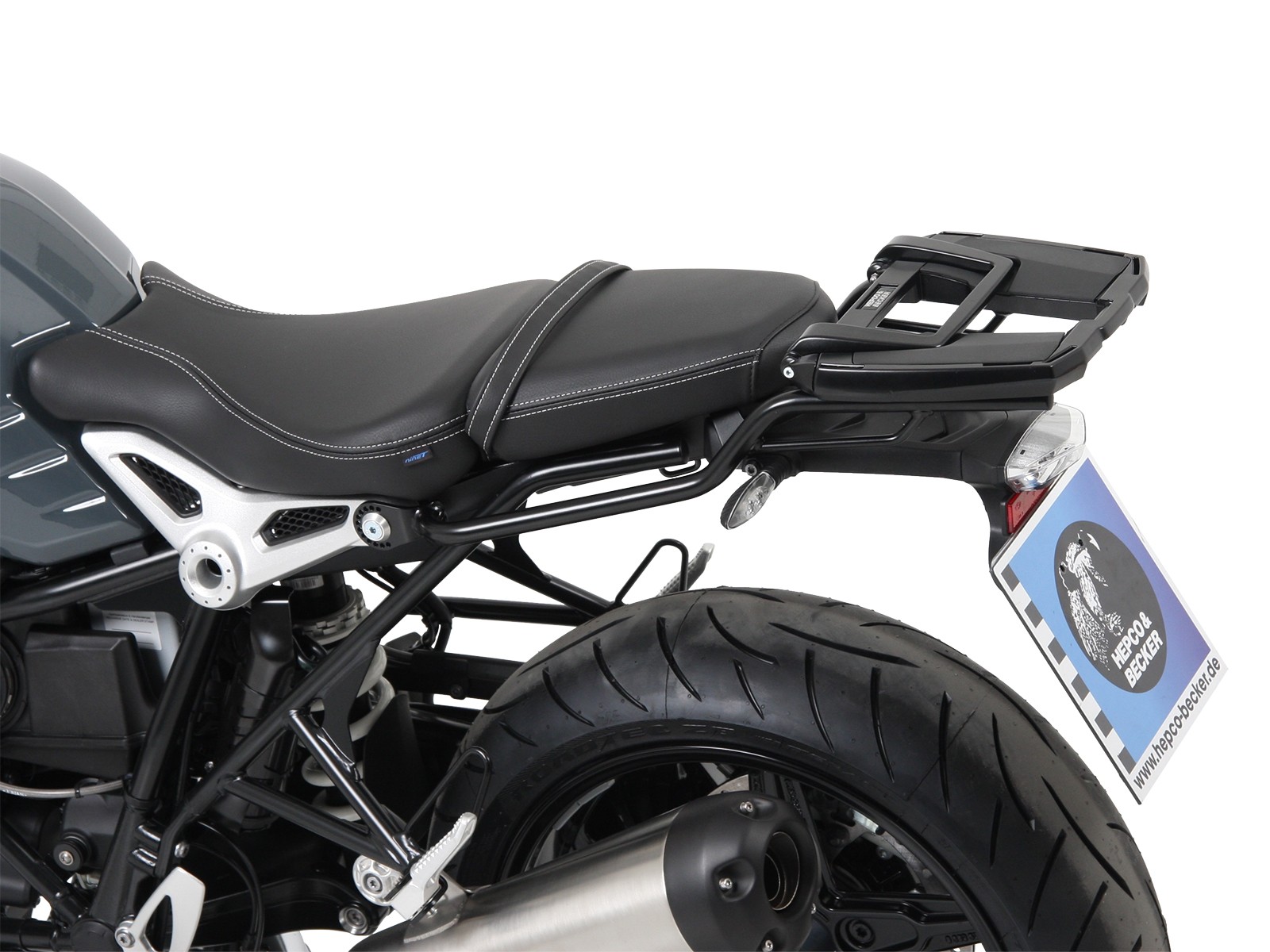 Easyrack porta bauletto nero per BMW R nineT Pure (17-23) Hepco & Becker