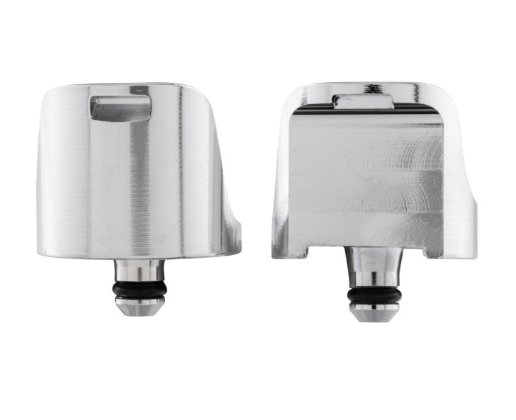 Copriforo per specchietto destro e sinistro per Vespa Primavera/Sprint/Elettrica 50-150cc, cromato