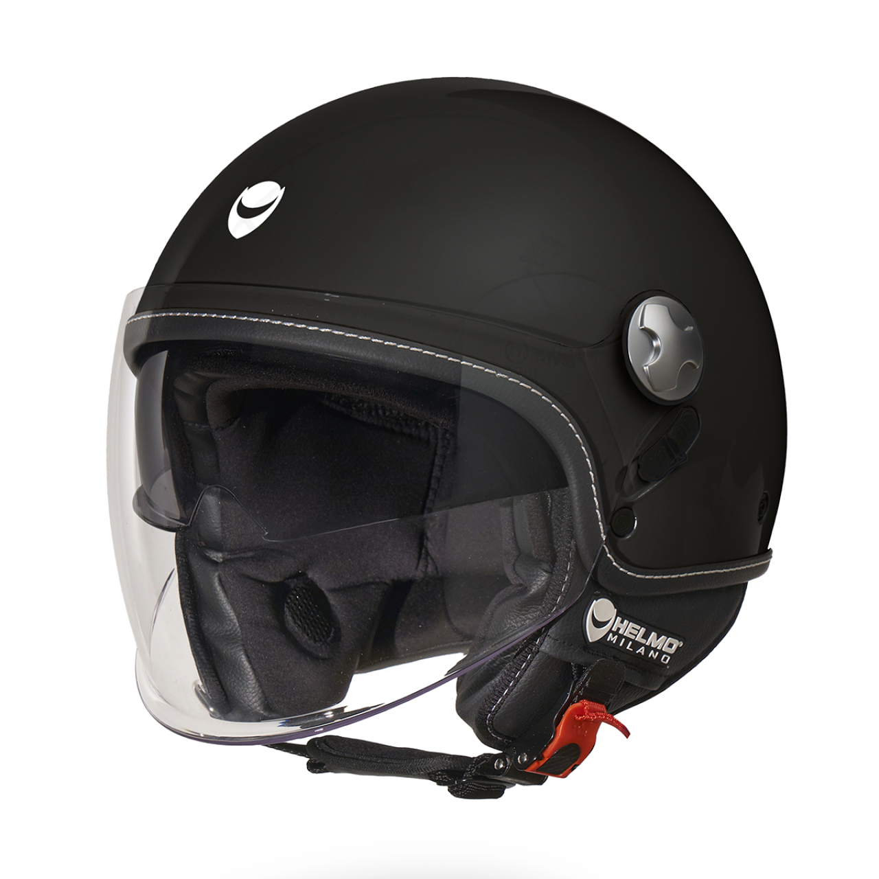Helmo Milano Demi Jet, Eos, nero opaco