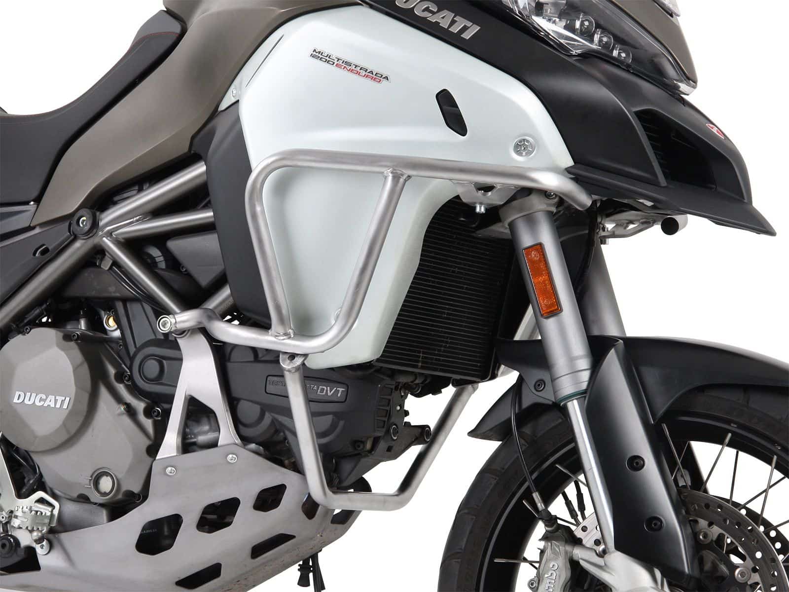 Protezione serbatoio in acciaio inox per Ducati Multistrada 1200 Enduro (16-18) Hepco & Becker