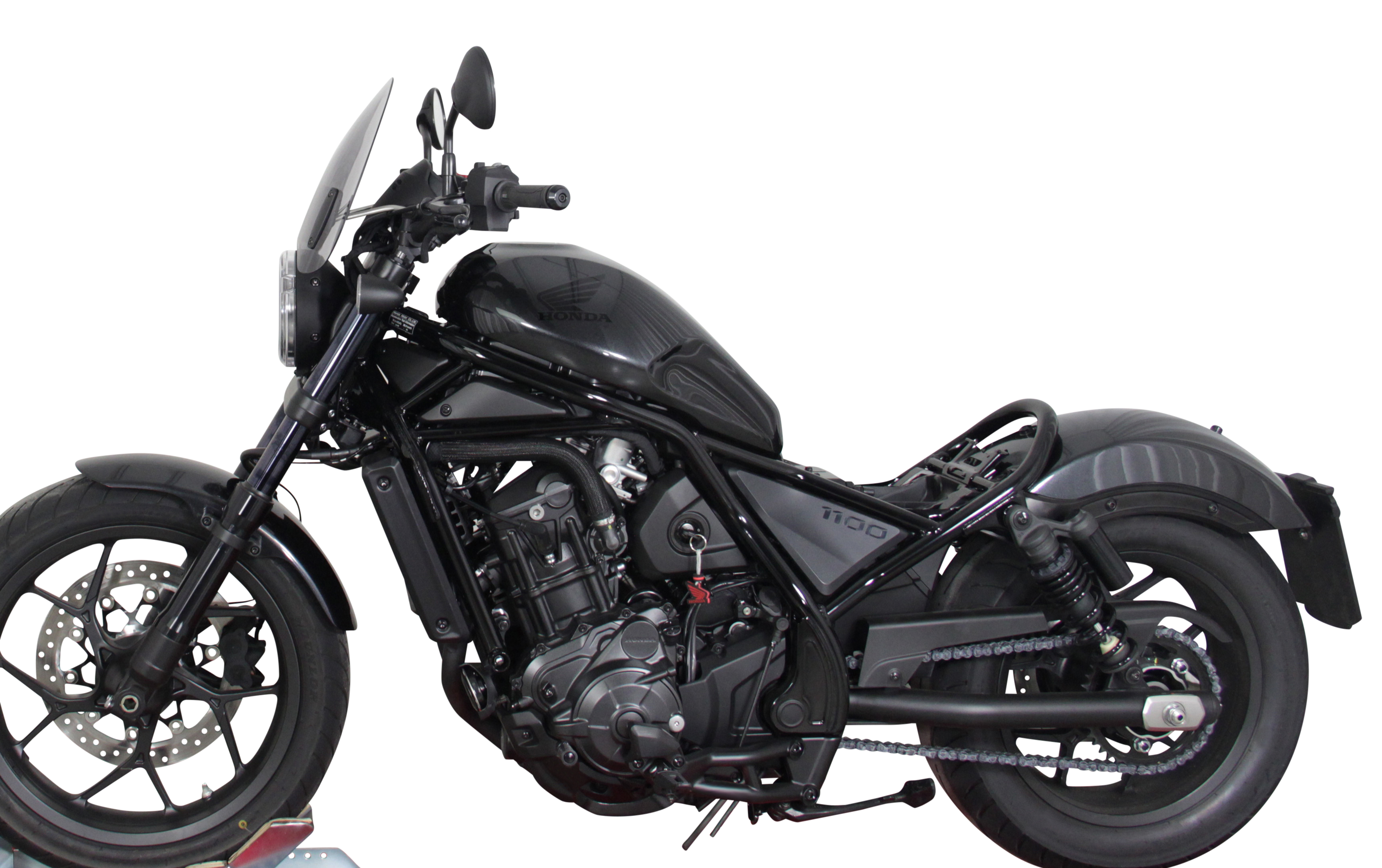 Cupolino Touring MRA "NTM" grigio fumo per Honda CMX 1100 Rebel (21-)