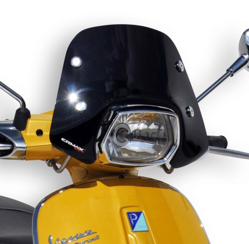 Parabrezza Ermax Piccolo per Vespa Sprint - nero