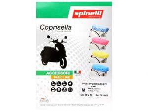 Coprisedile Spinelli, M, nero, 90x60 cm