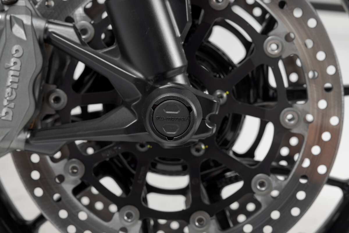 SW-Motech Kit crash pad SW Motech per modelli Ducati con asse anteriore