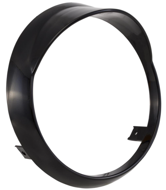 Anello portalampada per Vespa Primavera 50-150ccm 2T/​4T, nero lucido