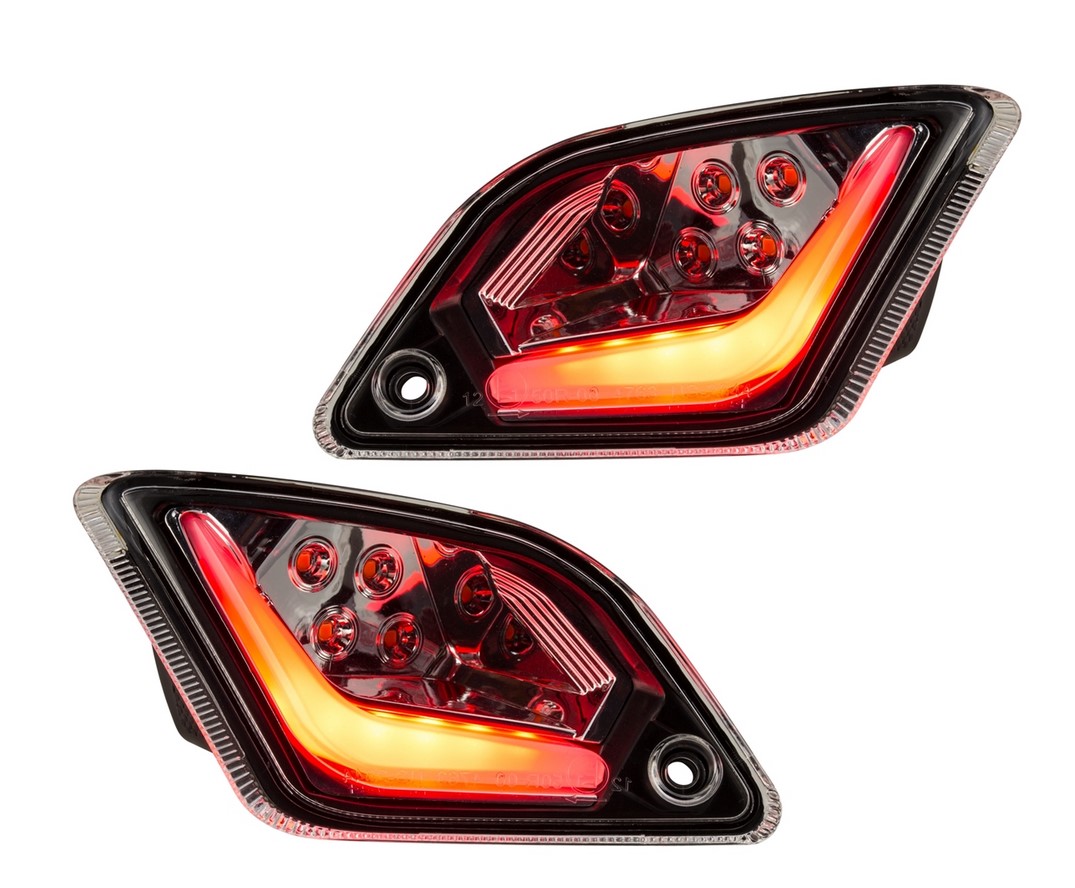 Kit indicatore di direzione posteriore destro/sinistro per Vespa GTS/GTS Super/GTV/GT 60/GT/GT L ('03-'13), trasparente