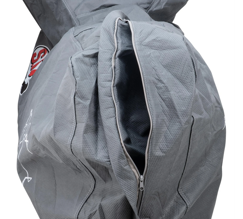 Garage pieghevole Indoor PREMIUM 2.0 per Vespa ET2/ET4/LX/LXV/S/Primavera/Sprint, taglia L, grigio