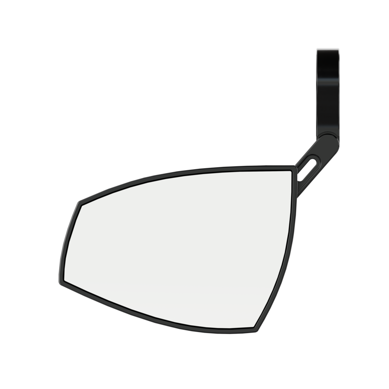 HIGHSIDER pro bar end mirror Wave nero/argento (coppia)