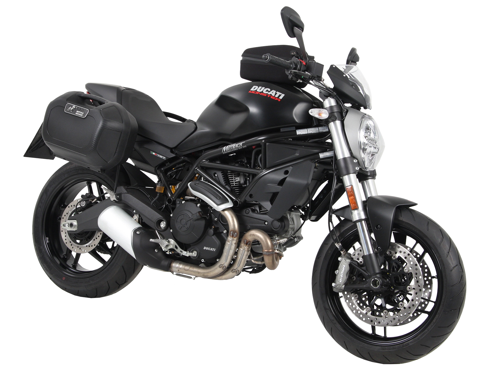 Anello serbatoio di base con blocco borsa serbatoio per Ducati Monster 797 (17-20) Hepco & Becker