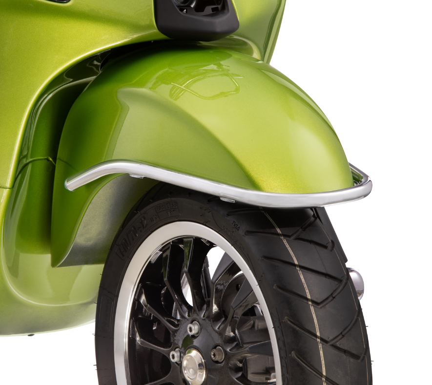 Paraurti anteriore per Vespa Primavera/Sprint/Elettrica 50-150cc, cromato