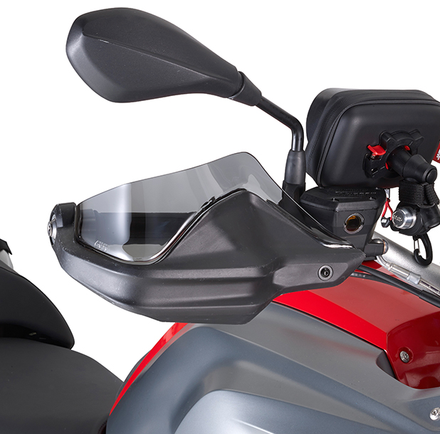 Deflettore antivento colorato per paramani BMW GS Givi