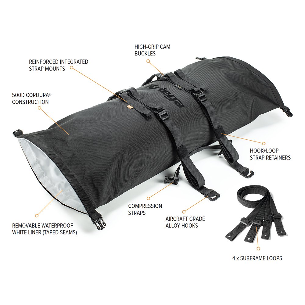 Kriega Rollpack 20 litri - lime / giallo