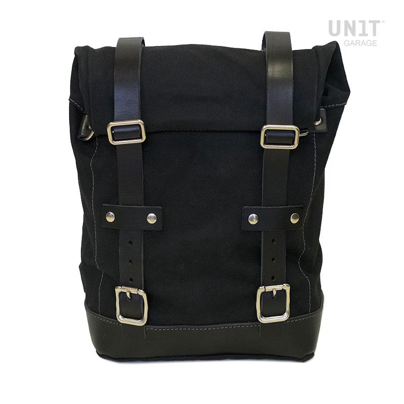 Borsa laterale in tela 10L-14L - Nero/Nero - Unit Garage