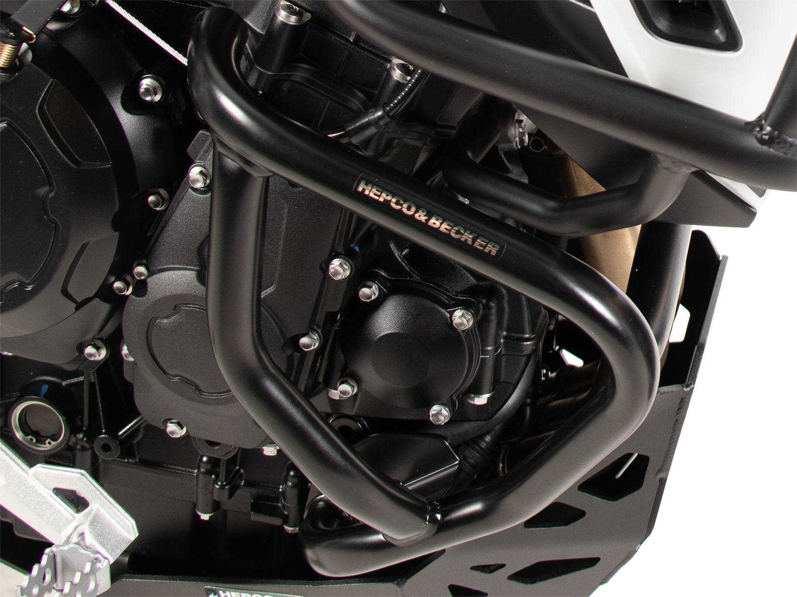 Protezione motore nera per Triumph Tiger 900 GT / Pro (24-) Hepco & Becker